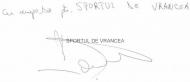 Ionel Danciulescu si autograful pentru Sportul de Vrancea ... Multumim frumos.