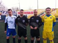 Doi fosti jucatori de la Juventus Focsani, Vlase Gabriel si Cristi Gurguiatu, fac marcaj la arbitrii ... 