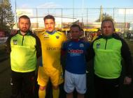 Iulian Iacob si Florin Tudose arbitrii derbyului Vointa Deep Serv - Sanorom Bolotesti ...