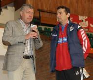 Gheorghe Burleanu, in vizita la Focsani, a fost si prezent la microfonul emisiunii Sport AS de la TV Atlas ...