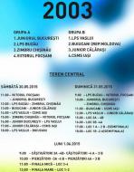 CUPA VRANCEI - GRUPA 2003