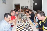 Emilian Paul Ionita(al doilea din stanga), noul presedinte al AJS Vrancea, concurent la Campionatul Judetean de Sah Vrancea 2015 ...