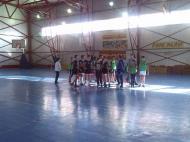Profesorul antrenor Mircea Lazar a arbitrat meciurile de minifotbal...