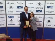 Primarul Cristi Misaila si campioana olimpica Alina Dumitru la FOCSANI ...