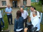 Doamna ministru a ajuns, toata lumea numai zambet...
