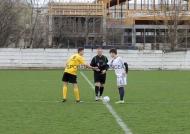 Capitanii celor doua echipe la salut, Alex Laudatu a fost capitanul de la CSM Focsani ...