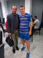 Daniel Banica alaturi de Ionut Badea la Casa Fotbalului ...