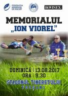 SPORTUL DE VRANCEA VA INVITA LA MEMORIALUL ION VIOREL EDITIA 2017 ...