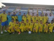 Selectionata de juniori U14 Vrancea care a remizat la Buzau la Trofeul Sperantelor ...