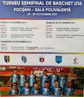 TREI ZILE DE BASCHET LA FOCSANI - TURNEUL SEMIFINAL DE U 16
