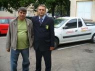 Doi prieteni foarte buni, Jean Cosac, antrenorul Concordiei si Dan Dumitru, presedintele CSM Focsani