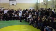 Elevii Liceului Pedagogic Spiru Haret Focsani alaturi de CAMPIONII ROMANIEI ...