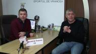 Mircea Lazar (stanga foto) vrea in scaunul de presedinte de la AJF Vrancea ...