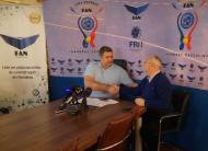 Felix Patrascanu si Alexandru Dedu, impreuna pentru Cupa Romaniei la handbal feminin si masculin din Romania ! * ... cu placere !