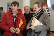 Dumitrescu Gheorghe, aproape de 84 de ani si doi fosti elevi si colegi de banca, Zisu si Braniste ...