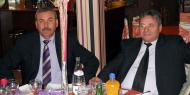 Viceprimarul Bostanaru Vasile si primarul Alexandru Zar, pe vremea cand aveau o echipa campioana judeteana a comunei pe care o conduc, Golesti de Vrancea ... astazi, doar amintiri ...