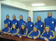 O parte din studentii anului I de la FEFS - UGB Focsani, ureaza SARBATORI FERICITE si LA MULTI ANI 2010 tuturor vrancenilor!