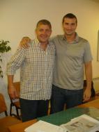 Viorel Paizan alaturi de presedintele FRR Alin Petrache, sau Sportul de Vrancea alaturi de rugbyul romanesc
