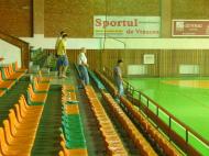 Conferinta a continuat cu vizita la Templul Sportului Vrancean( denumirea apartine SDV)