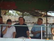 In tribuna oficiala presedintii AJF -urilor Vrancea si Braila, Dan Dumitru si Laurentiu Vargatu