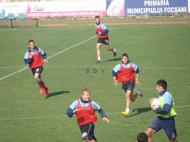 Antrenament cu fotbal australian...sa nu fie printre ultimile antrenamente de fotbal de la Focsani...