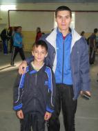 Antrenorul Gabi Alecsandrescu si Mihai Vasiliu