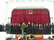 Scena Aulei Mihai Eminescu a Colegiului National Unirea din Focsani a trait unul dintre cele mai emotionante momente din istoria de 145 de ani...