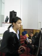 Cristina Neagu, cea mai buna jucatoare din lume in 2010, intervievata in aula Colegiului National Unirea din Focsani...de pus in rama...