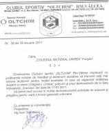Felicitarile oficiale ale celui mai puternic club de handbal feminin din Romania pentru CN Unirea Focsani la 145 de ani!