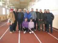 O parte din martorii evenimentului istoric de azi din viata atletismului vrancean...
