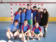Oaspetii de onoare, la aniversare, echipa de handbal masculin a Liceului Pedagogic Spiru Haret din Focsani