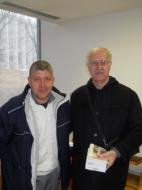 Viorel Paizan alaturi de fostul sau antrenor de la Sportul Studentesc, mister Paul Cazan...
