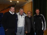 De colectie, Dan Paun, prof. univ.dr. catedra de fotbal USH Bucuresti, maestrul Cornel Jurca, Viorel Paizan si Sorin Ciolca, conf. univ. drd. UNEFS Bucuresti